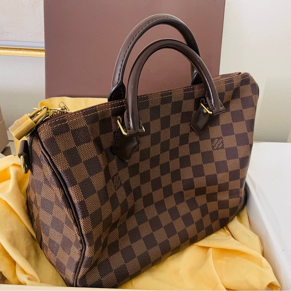 Louis Vuitton Damien Ebene Speedy Bandouliere 30